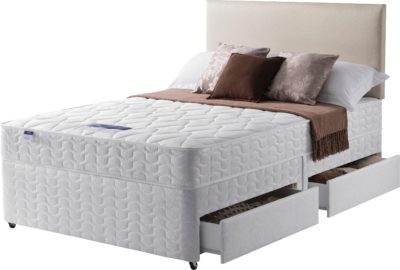 Silentnight - Miracoil Travis - Double 4 Drawer - Divan Bed